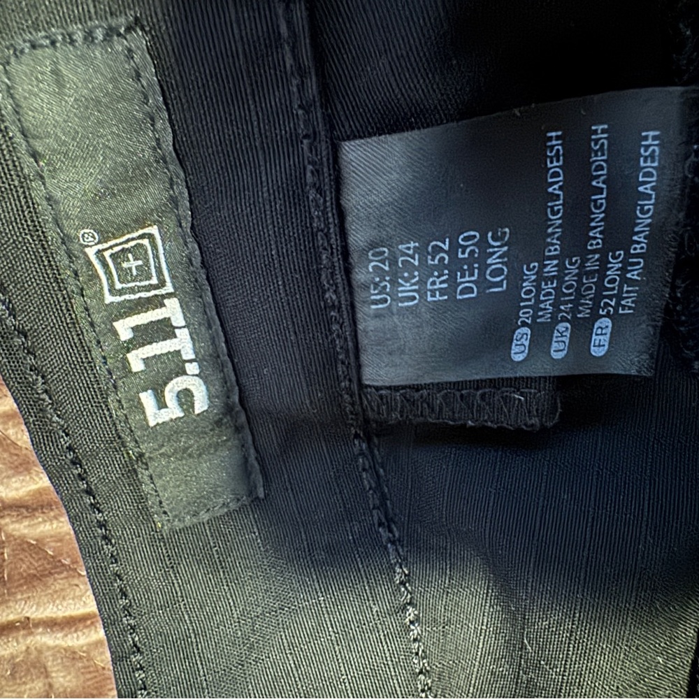 5.11 Tactical Women's Black Cargo Pants with Utility Pockets - Picture 2 of 2